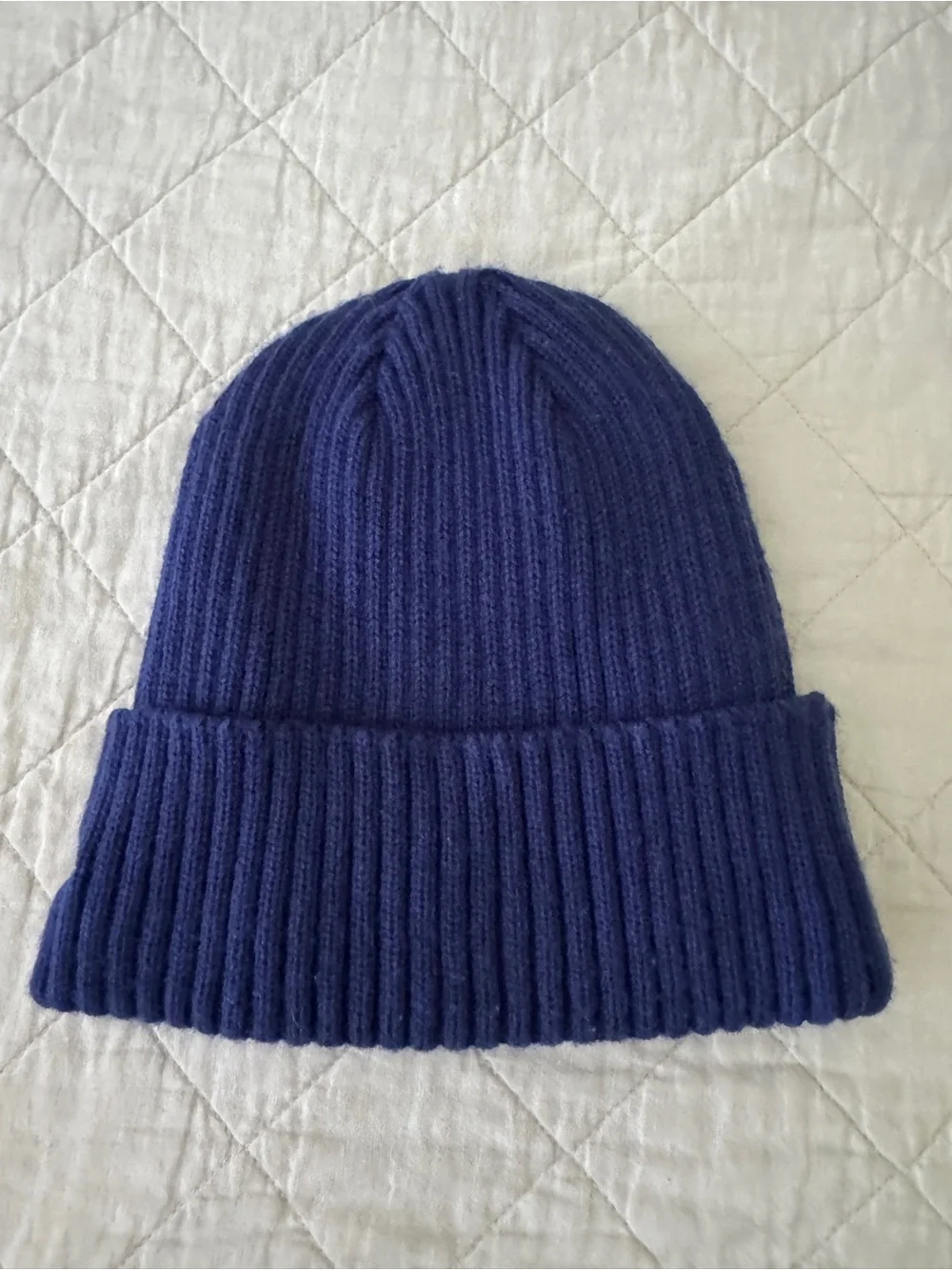 MLB Los Angeles Dodgers Dark Blue Ribbed Cuff Beanie